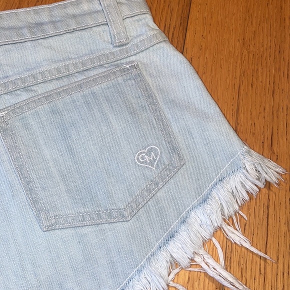 Carmar Studded Denim Raw Hem Shorts - Picture 7 of 8